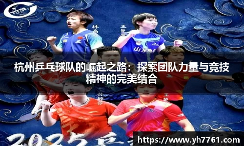杭州乒乓球队的崛起之路：探索团队力量与竞技精神的完美结合